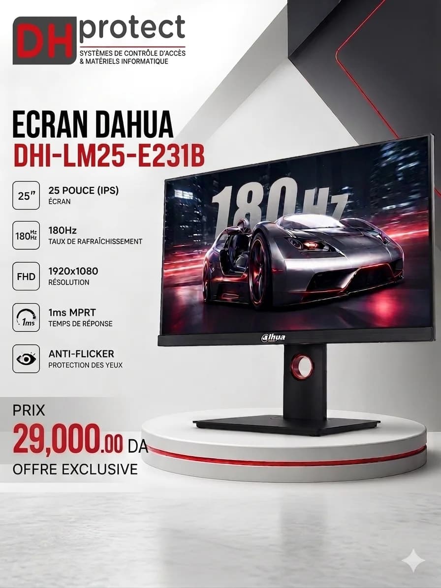 ecran dahua 25* ips 180Hz -DHI -LM25-E231B